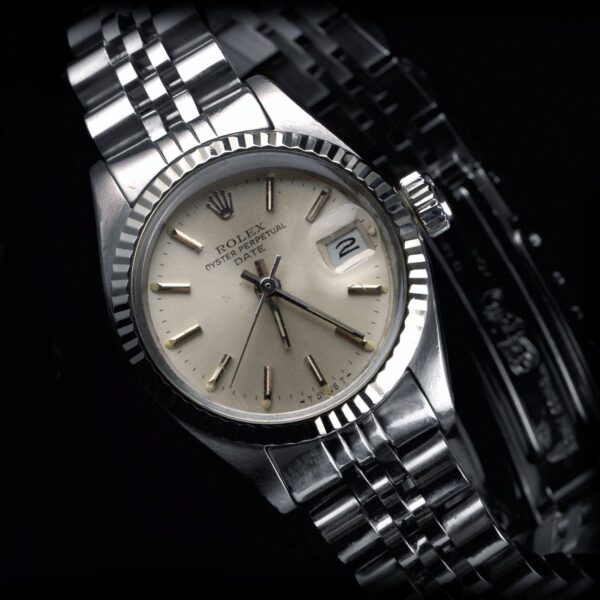 Photo of Rolex ladies watch, Date, steel and white gold