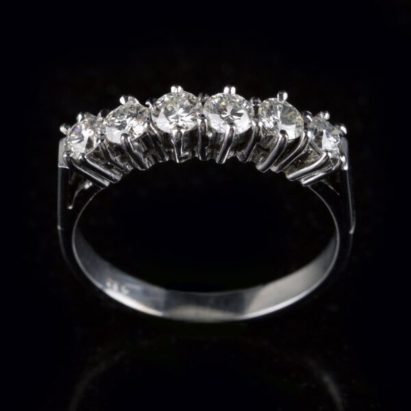 Photo of ring with 6 diamonds