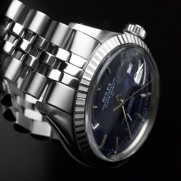 Photo of Rolex Mens Watch Datejust 16030 steel blue dial